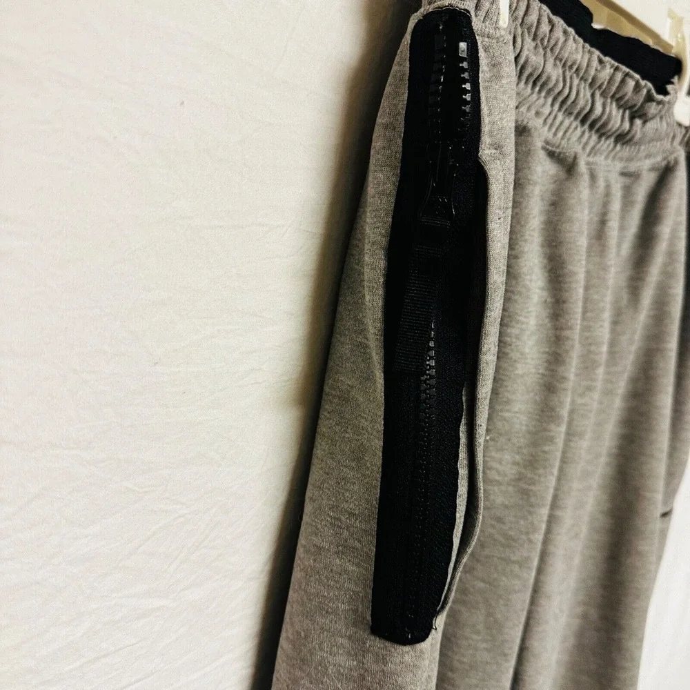 Nike Dri-Fit Jogger Pants Women Gray Size Medium Active Athletic Gym Hiking Yoga